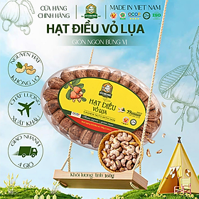 Hạt Điều Vỏ Lụa Bà Tư Bình Phước 160G – Giòn Bùi Tự Nhiên, Đậm Đà Hương Rang Củi