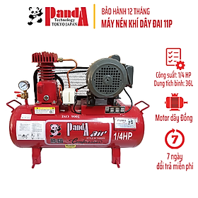 Mua Máy nén khí dây đai Panda 11P  Công suất 1/4HP  Bình 36L