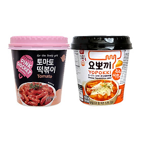 Bánh gạo Pink Rocket Topokki cà chua 120g
