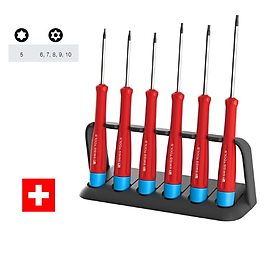 Mua Bộ Tô Vít Mũi Hoa Thị Mở Linh Kiện Điện Tử Gồm 6 Chiếc PB Swiss Tools 8643 Sản Xuất Tại Thụy Sỹ