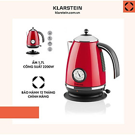 Mua ẤM SIÊU TỐC KLARSTEIN AQUAVITA RED 1 7L 10021359 - Hàng Chính Hãng