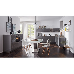 Mua KITCHEN  Mẫu tủ bếp gỗ công nghiệp Acrylic bóng gương cao cấp KIT_004