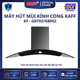 Máy hút mùi kính cong cảm ứng điều khiển từ xa 900mm KAFF KFG-B902 - Hàng Chính Hãng