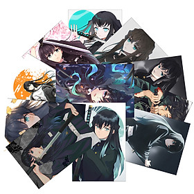 Ảnh card Kimetsu no Yaiba set 11 tấm khác nhau nhiều nhân vật