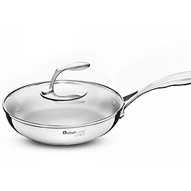 Chảo T Chef Series Frypan 24cm (nắp kính) TUPPERWARE