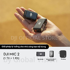 Mua DJI Mic 2 - Bộ micro không dây khử ồn mạnh mẽ  chất âm vượt trội (DJI Mic 2) - Hàng chính hãng
