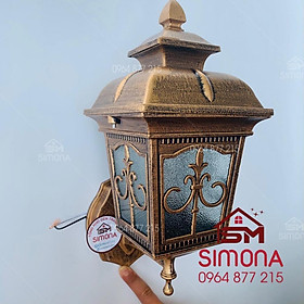 Mua Đèn treo tường  đèn chùa đèn gắn tường cột trang trí trụ cột  cửa nhà  mái hiên cầu thang DC0106 + Tặng kèm bóng Led