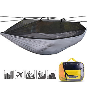 Camping Hammock with Mosquito Mesh Net Lightweight Portable Hammock for Backpacking Camping Traveling Backyard