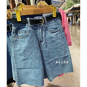 Quần jeans ngố xanh. Size S M L