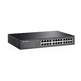 Mua Bộ chia mạng TP-Link 24-port Gigabit TL-SG1024D - Rackmount 13-inch 1U  vỏ sắt- Hàng chính hãng