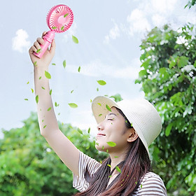 Mua Quạt sạc điện mini Solove N9 tích điện để bàn - Tặng bình đựng nước thời trang - GDHN Loại Tốt