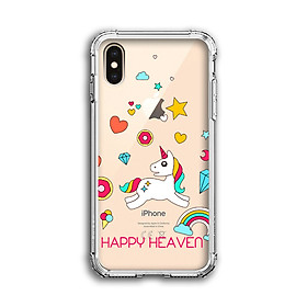 Ốp Lưng Dẻo Chống Sốc cho điện thoại Apple Iphone XS Max - 04007 0551 HAPPY03 - Hàng Chính Hãng