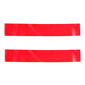 2pcs Resistance Exercise Loop Bands Home Gym Fitness Natural Latex Red