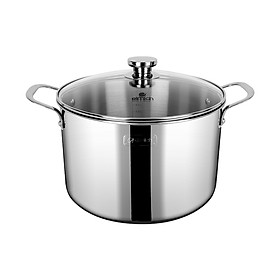 Nồi luộc gà inox 3 lớp đáy liền Elmich Trimax Classic 2410OL size 28cm- hàng chính hãng
