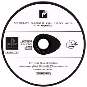 Đĩa Game Ace Combat 3: Electrosphere - Direct Audio with AppenDisc PS1