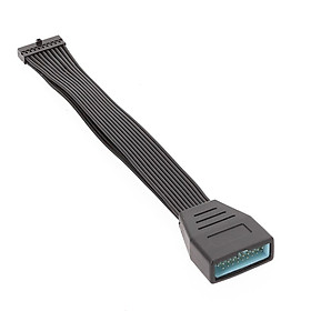 Bo mạch chủ mới Mainboard USB3.0 19pin 20Pin nữ sang USB 3.0 19p 20 Pin Mở rộng nam giới kết nối Cáp Cáp chiều dài: 15cm