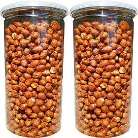 COMBO 2 HŨ 1KG ĐẬU PHỘNG TỎI ỚT THƠM NGON (HŨ PET)