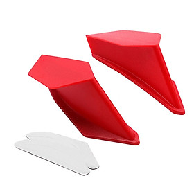 2 Pieces Universal Motorcycle Winglets Side Air Deflectors Fairing ABS Accessory
