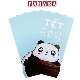 Bộ 5 Bao Lì Xì Tết Bính Ngọ 2026 - Futurebook L388 - Tết Lì Xì Nà - Màu Xanh Da Trời