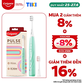 Bàn chải điện Colgate PULSE công nghệ sóng âm, sạch mảng bám gấp 5 lần, pin 60 ngày
