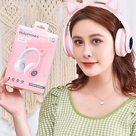 Mua Tai Nghe MÈo Bluetooth chụp tai phát sáng âm nhạc đỉnh cao kết nốt không dây  và có dây AUX tiện lợi cute