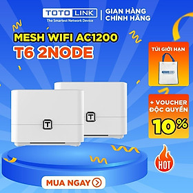 Mua TOTOLINK T6 - Mesh Router Wi-Fi gia đình AC1200 Hàng chính hãng