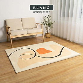 Thảm Trải Sàn Họa Tiết BLANC' Thảm Trải Sàn Phòng Khách Thảm Trải Sàn Phong Cách Bắc Âu