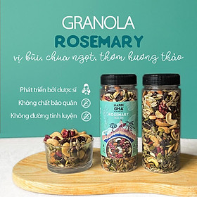 Trailmix Rosemary HAPPI OHA - Ngũ Cốc Ăn Kiêng Không Đường Tinh Luyện Hỗn