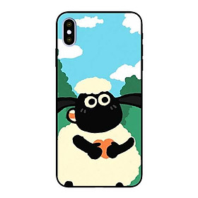 Ốp lưng dành cho iPhone X / Xs / Xs Max / Xr - Cừu Con Vui Vẻ