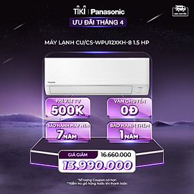 Mua  Chỉ Giao Tại HCM  Máy lạnh Panasonic CU/CS-WPU12XKH-8 - Một chiều - Inverter tiêu chuẩn tích hợp kết nối wifi - Hàng chính hãng