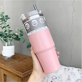 Mua Ly Giữ Nhiệt Kèm Ống Hút 890ml Nắp Dạng Xoay