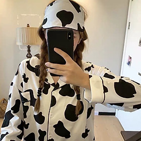 Đồ Bộ Nam Nữ Quần Áo Dài Dễ Thương Mùa Hè Thu Chất Mát Nhiều Hoạ Tiết Đẹp