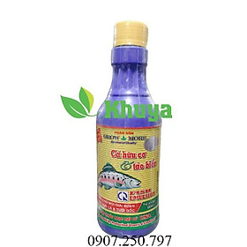 Phân bón sinh học Growmore Fish Emulsion 5-1-1 chai 500ml Cá hữu cơ và tảo biển