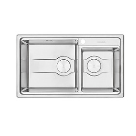 Mua Chậu rửa chén inox đôi Malloca MS 5082W - Hàng Chính Hãng