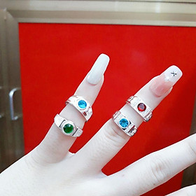 Nhẫn bạc bé trai đính đá cao cấp YN JEWELRY