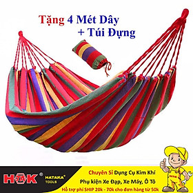 Mua Võng Du Lịch Sợi Đan 180x90 cm - Võng 7 Màu - Võng dã ngoại