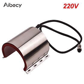 Aibecy Mug Cup Press Heating Transfer Attachment Silica Gel 9oz(12*19cm) 220V for Heat Press Machine Transfer