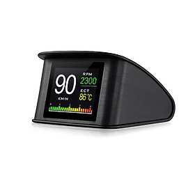 Smart HUD Display, 2.2 Inch Digital OBDII Speedometer Car Head Up Display with Displays Speed, Distance, Time and More