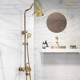 Mua Sen cây đồng đá ngọc tân cổ điển mạ vàng nhập khẩu cao cấp GROVES 8766