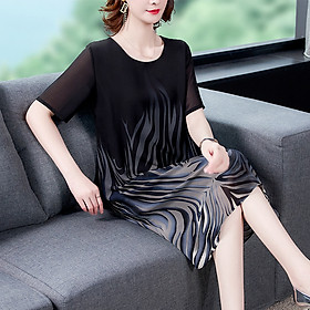Váy Đầm Dự Tiệc Thời Trang Cho Mẹ VH21 - Hàng Quảng Châu Cao Cấp