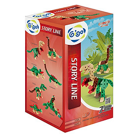 Đồ Chơi Lắp Ráp Gigo Toys – Mô Hình Công Viên Khủng Long Dino Park 7424 (120 Mảnh Ghép)