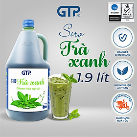 Siro Trà Xanh GTP (1.9L/chai) - Chuyên dùng pha chế: Trà sữa, Trà trái cây, Cocktail, Mocktail…