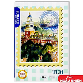 Tập Subaru Tem - 4 Ly Ngang - 200 Trang 72gsm - Vĩnh Thịnh B014-V1 (Mẫu Bìa Giao Ngẫu Nhiên)