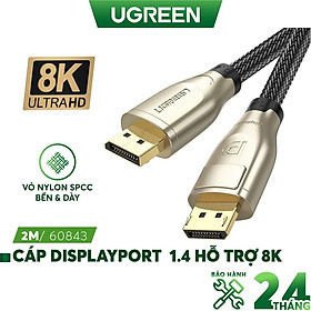 Mua Cáp Displayport 1.4 8K@60Hz dài 1-3M UGREEN DP112 - Hàng Nhập Khẩu