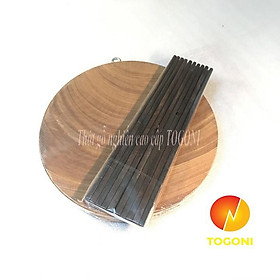 Mua COMBO 01 THỚT GỖ NGHIẾN D24 DÀY 2cm ĐỂ THÁI VÀ 01 TÚI ĐŨA GỖ TRẮC ( 10 ĐÔI)