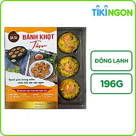 Bánh Khọt Tôm Da Su Đông Lạnh 196g