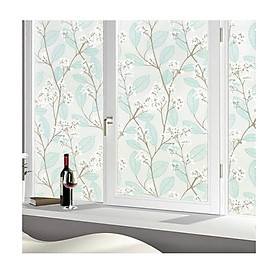 Mua Combo 5m Decal Giấy Dán Kính Hoa Lá Xanh (5mx0.45m)