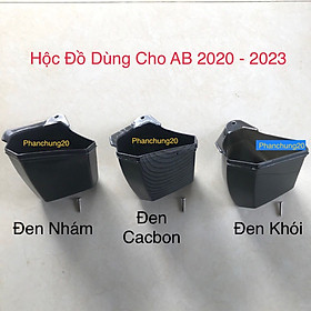 GIỎ ĐỒ ( HỘP ĐỒ ) DÙNG CHO ĐỜI XE AB 2020 2021 2022 2023 -125 150 160cc KHÓI / ĐEN / CACBON