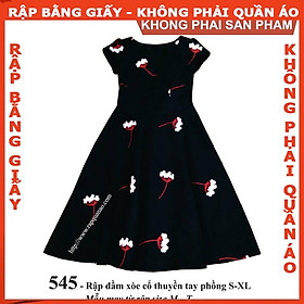 Rập giấy mã 545 (BẢN VẼ) rập đầm