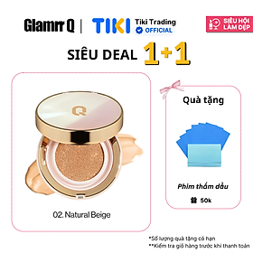 Phấn nước trang điểm dưỡng da GLAMRR Q LONG WEAR DD CUSHION by Gilaa (1 lõi x 13g)